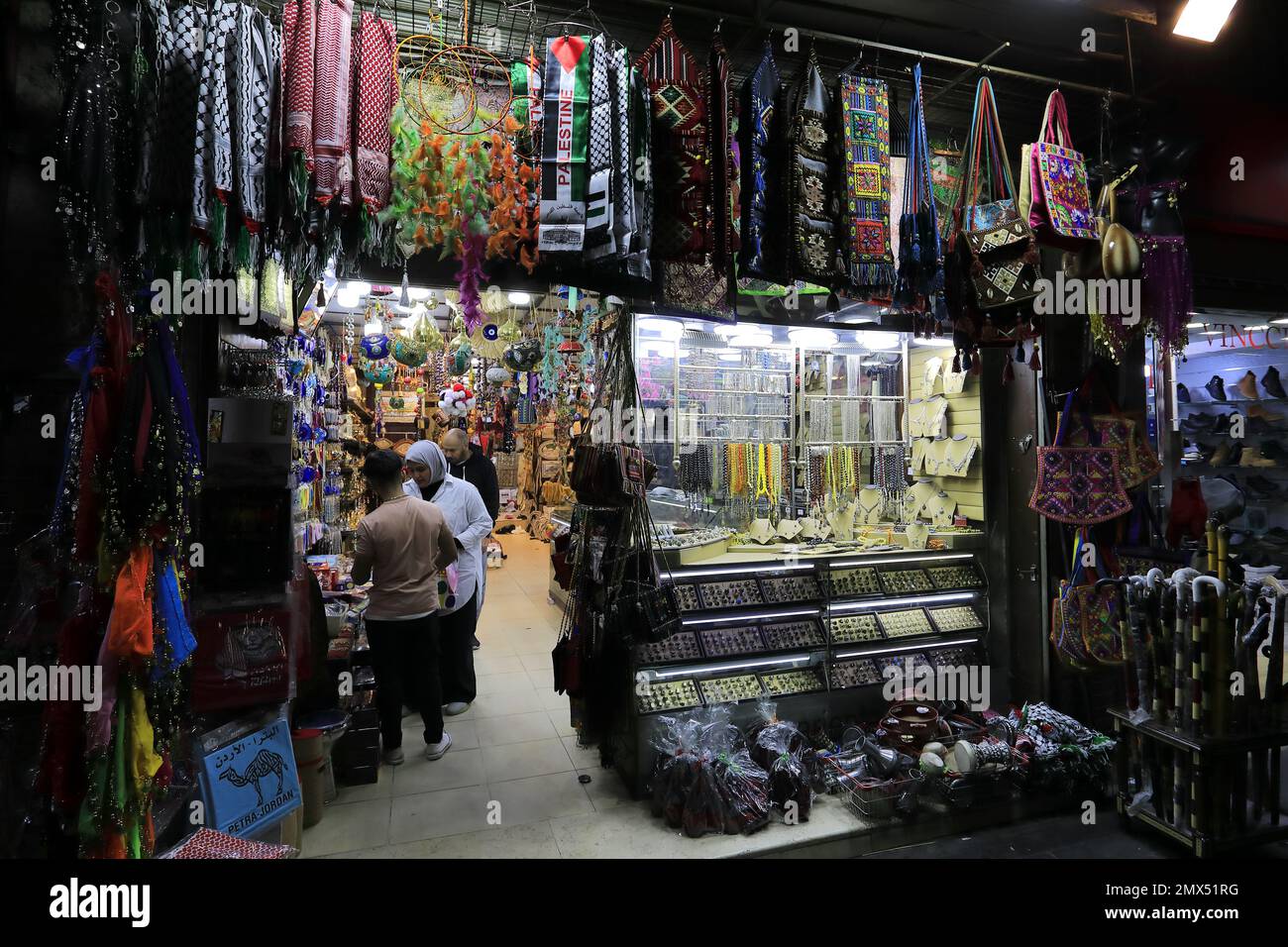 A gift shop in Downtown Amman City, Jordan, Middle East Stock Photo Alamy