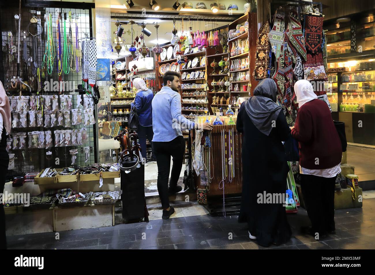 A gift shop in Downtown Amman City, Jordan, Middle East Stock Photo - Alamy