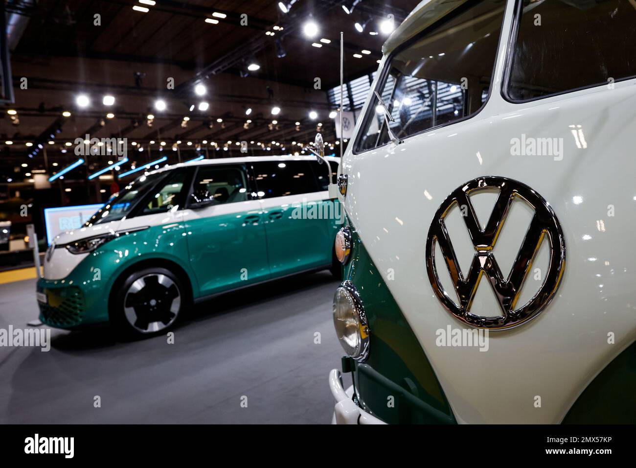 Volkswagen Combi during the Retromobile 2023 at the Paris Expo Porte de  Versailles, from January 31 to February 5, 2023 at Paris, France - Photo  Julien Delfosse / DPPI Stock Photo - Alamy