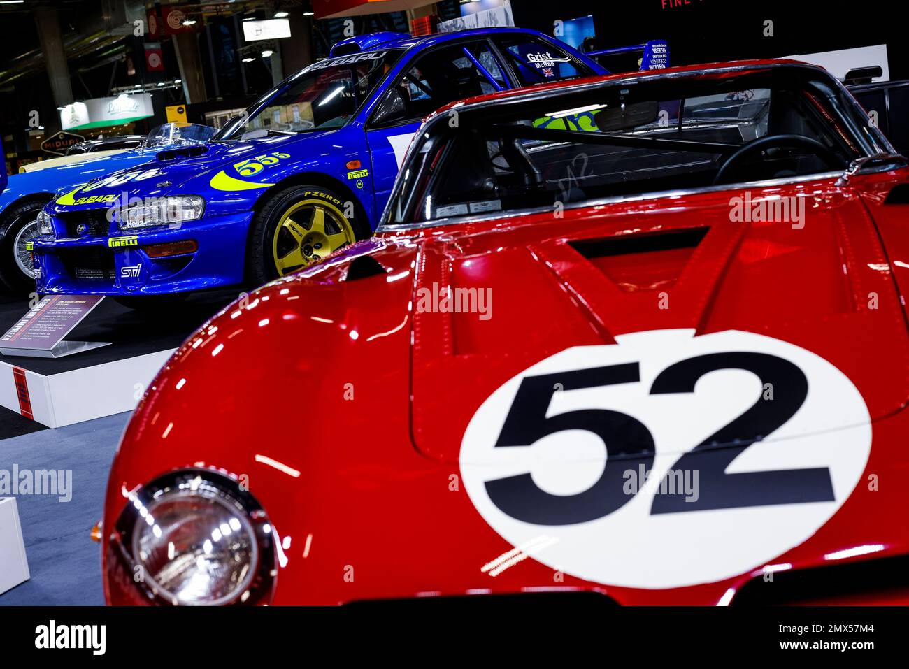 Subaru Impreza WRC during the Retromobile 2023 at the Paris Expo Porte