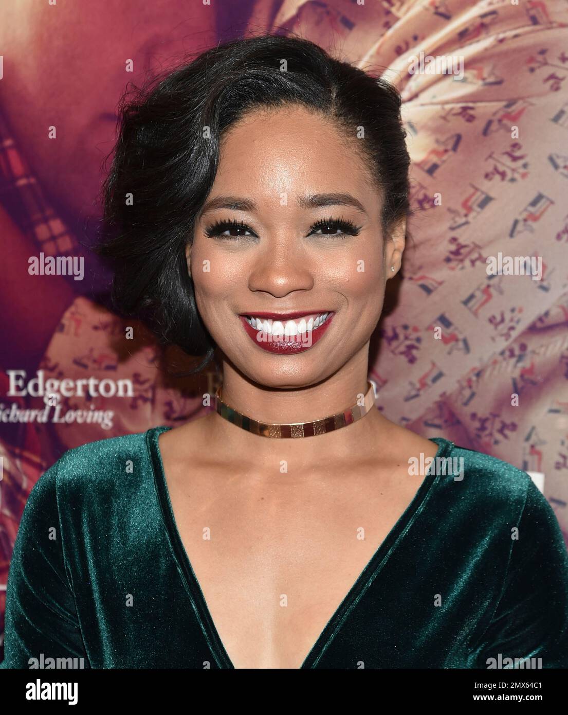 Terri Abney attends the premiere of “Loving” at the Landmark Sunshine