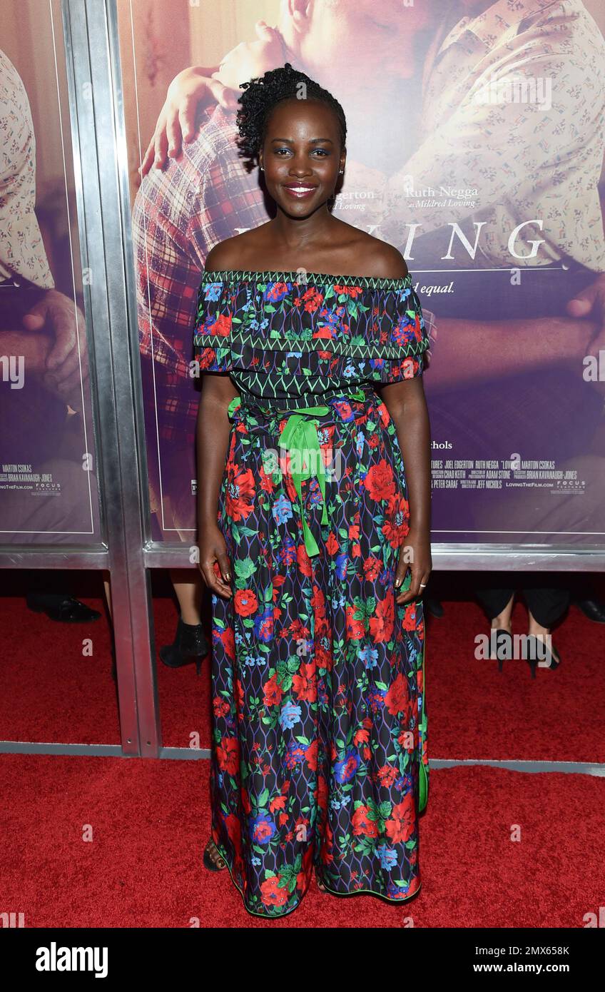 Actress Lupita Nyong o Attends The Premiere Of Loving At The Landmark Actress Lupita Nyong o Attends The Premiere Of Loving At The Landmark