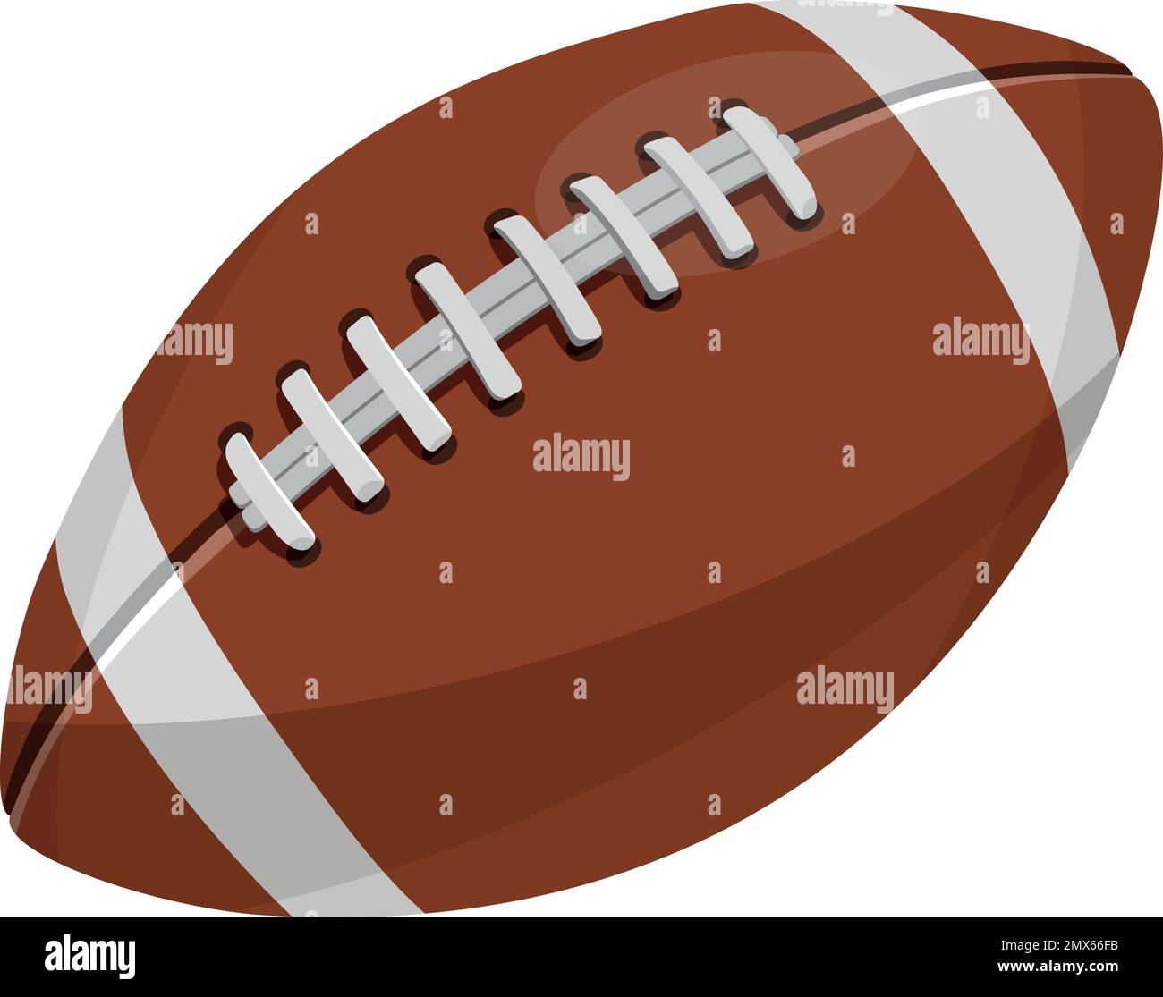 American football ball cartoon icon. Ragby symbol Stock Vector Image