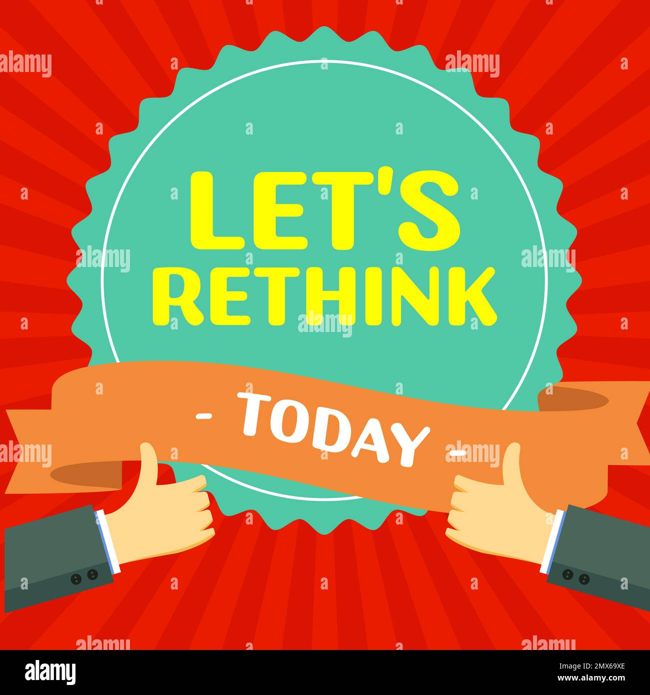 Reconsider Text sign showing Let's Rethink. Business idea an Afterthought To ...