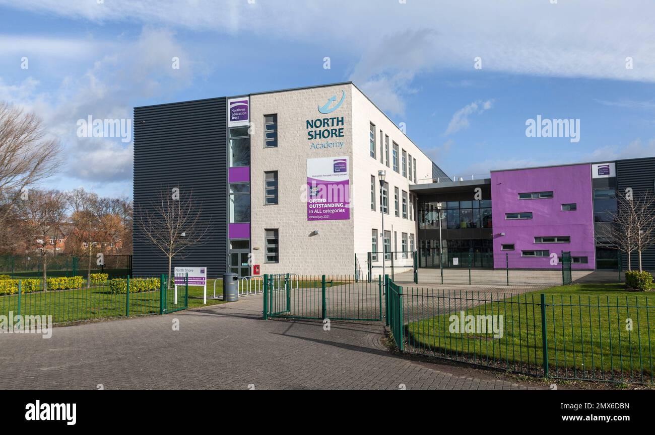 The North Shore Academy building complex in Stockton on Tees,England,UK