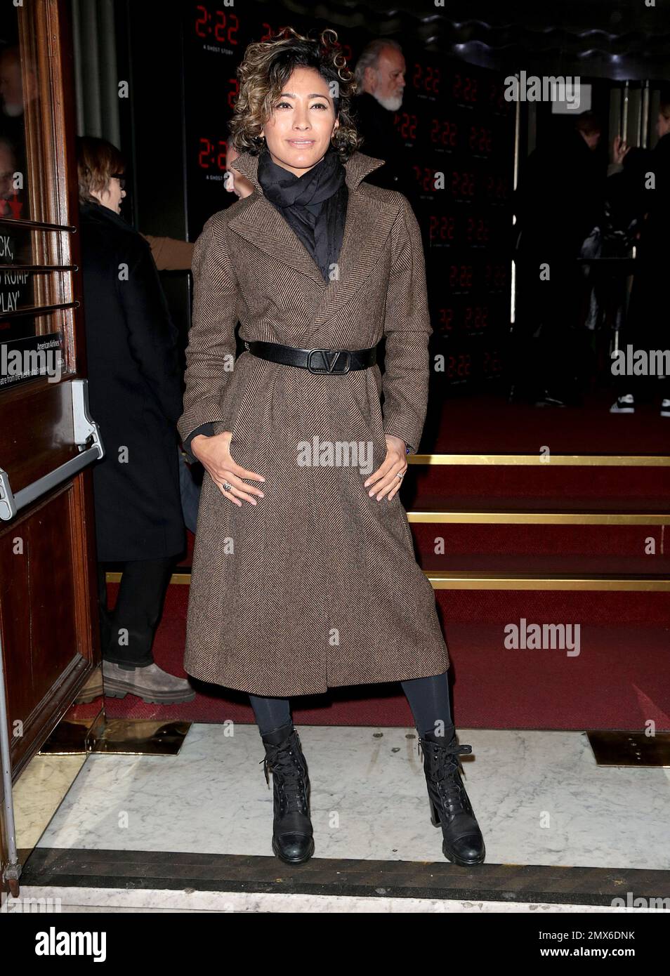 Feb 01, 2023 - London, England, UK - Karen Hauer attending the 2: 22 A Ghost Story Press Night at The Lyric Theatre Stock Photo