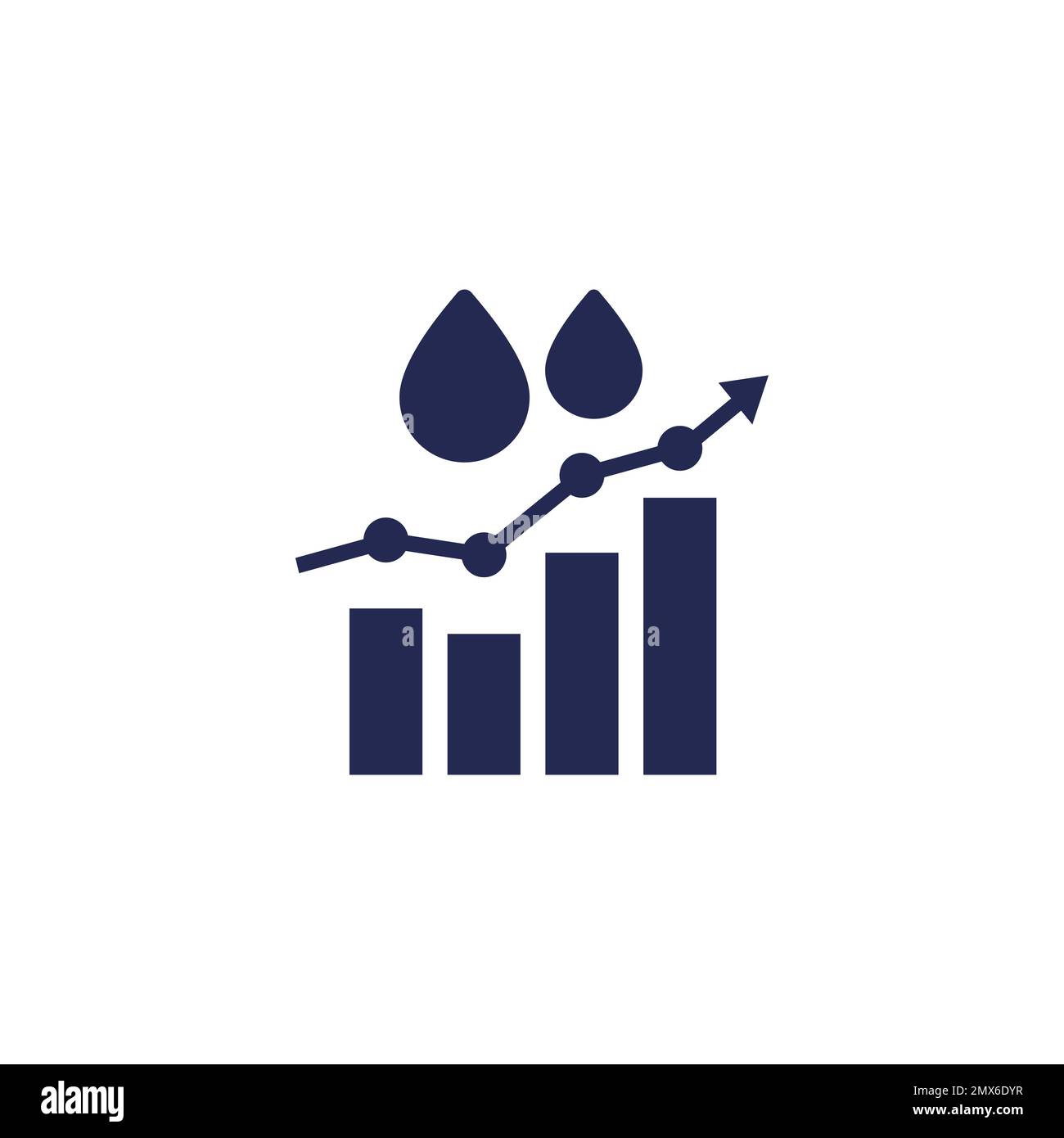 oil prices growth, growing chart icon Stock Vector Image & Art Alamy