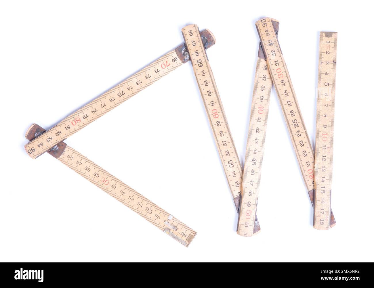Wooden ruler Cut Out Stock Images & Pictures - Alamy