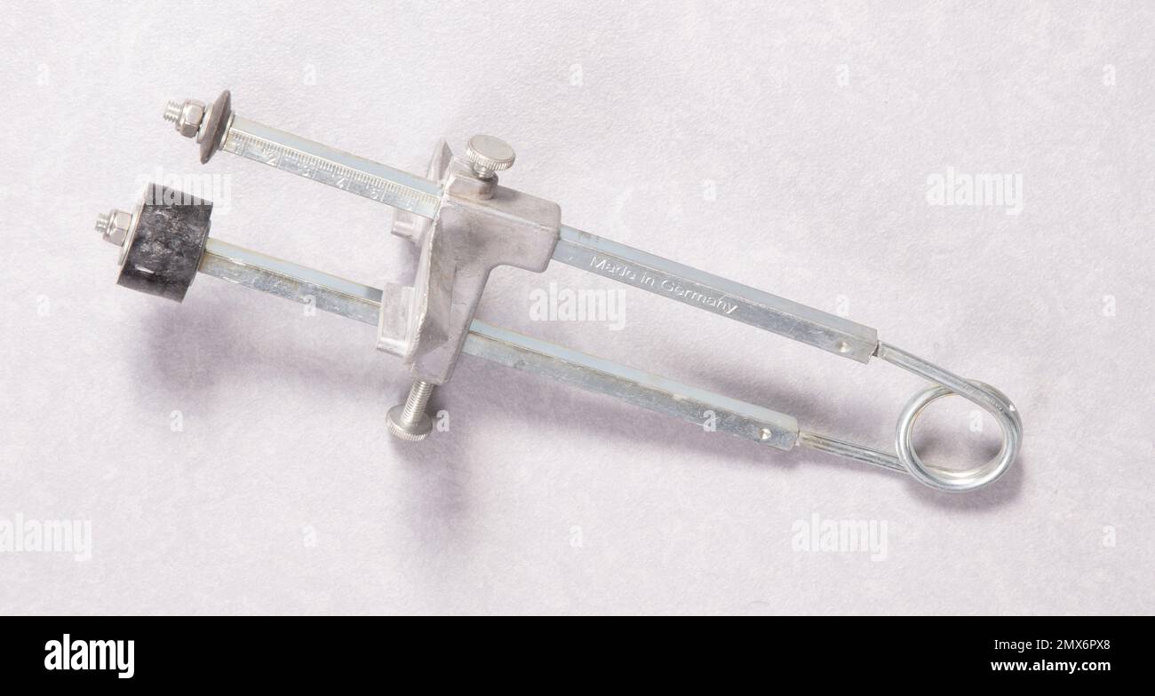 Handheld tile cutter for cutting ceramic tiles, isolated Stock Photo