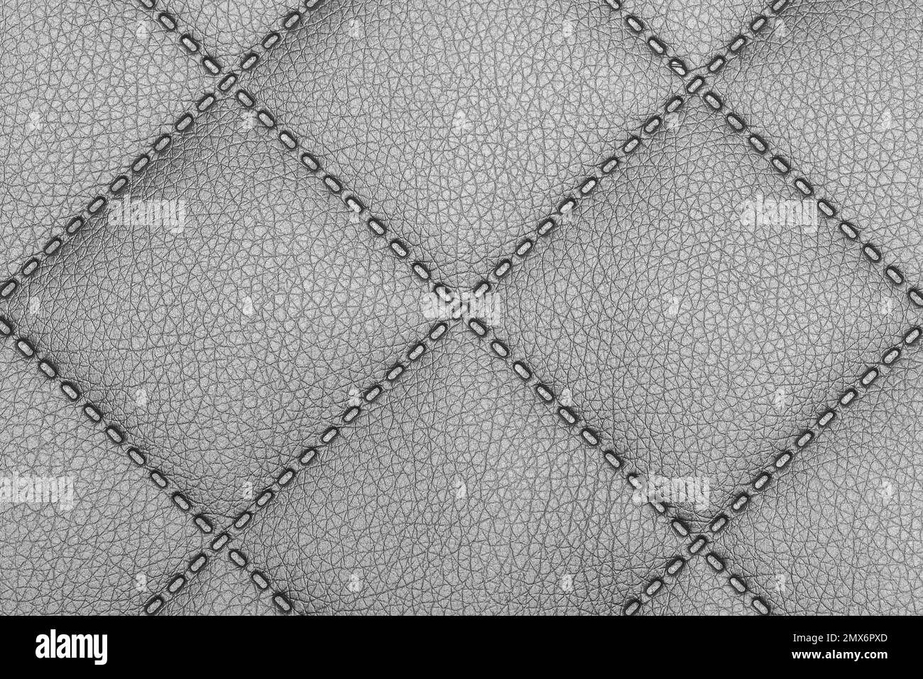 Quilted fabric pattern. Silver leather sofa texture Stock Photo Alamy