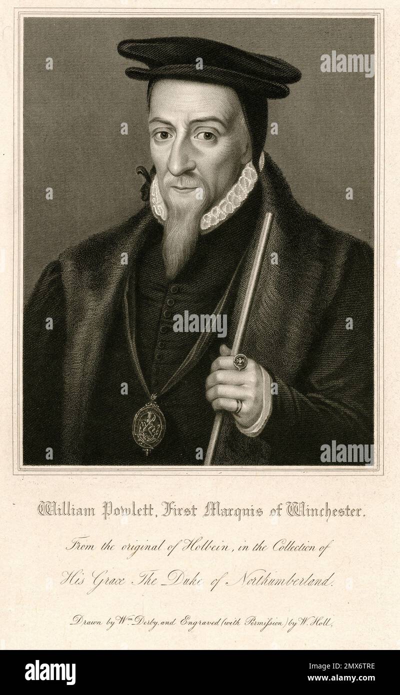 William paulet first marquess of winchester hi-res stock photography ...