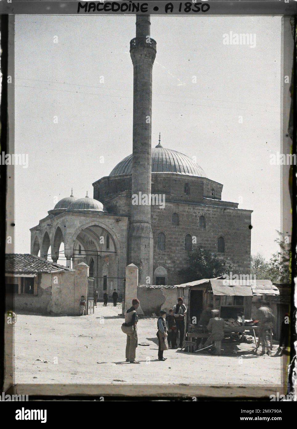 Tirage Original Yougoslavie Skopje Mosquée Mustafa Paša - Vintage 1930