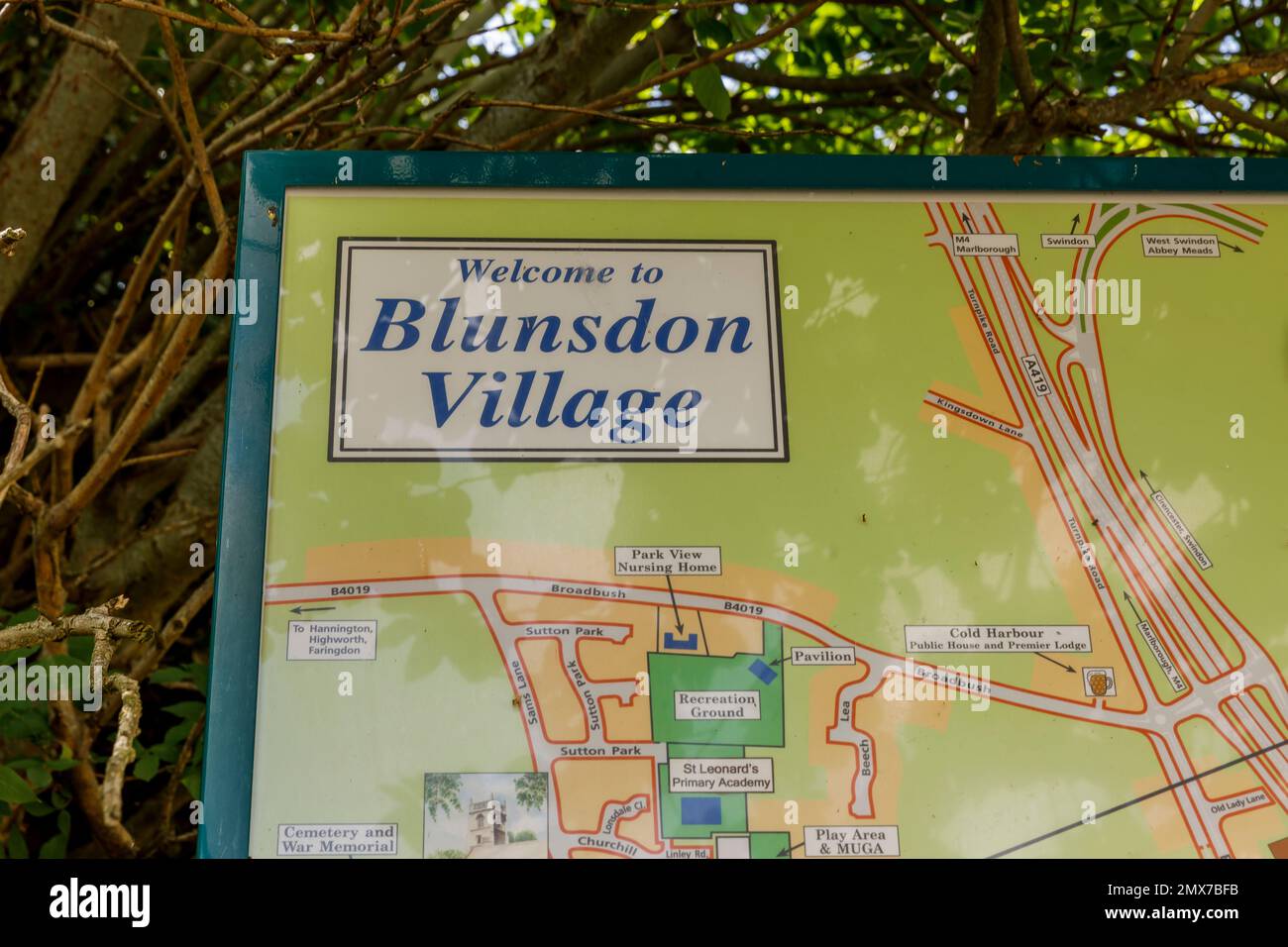 Blunsdon & Swindon Local Area Photography Stock Photo Alamy