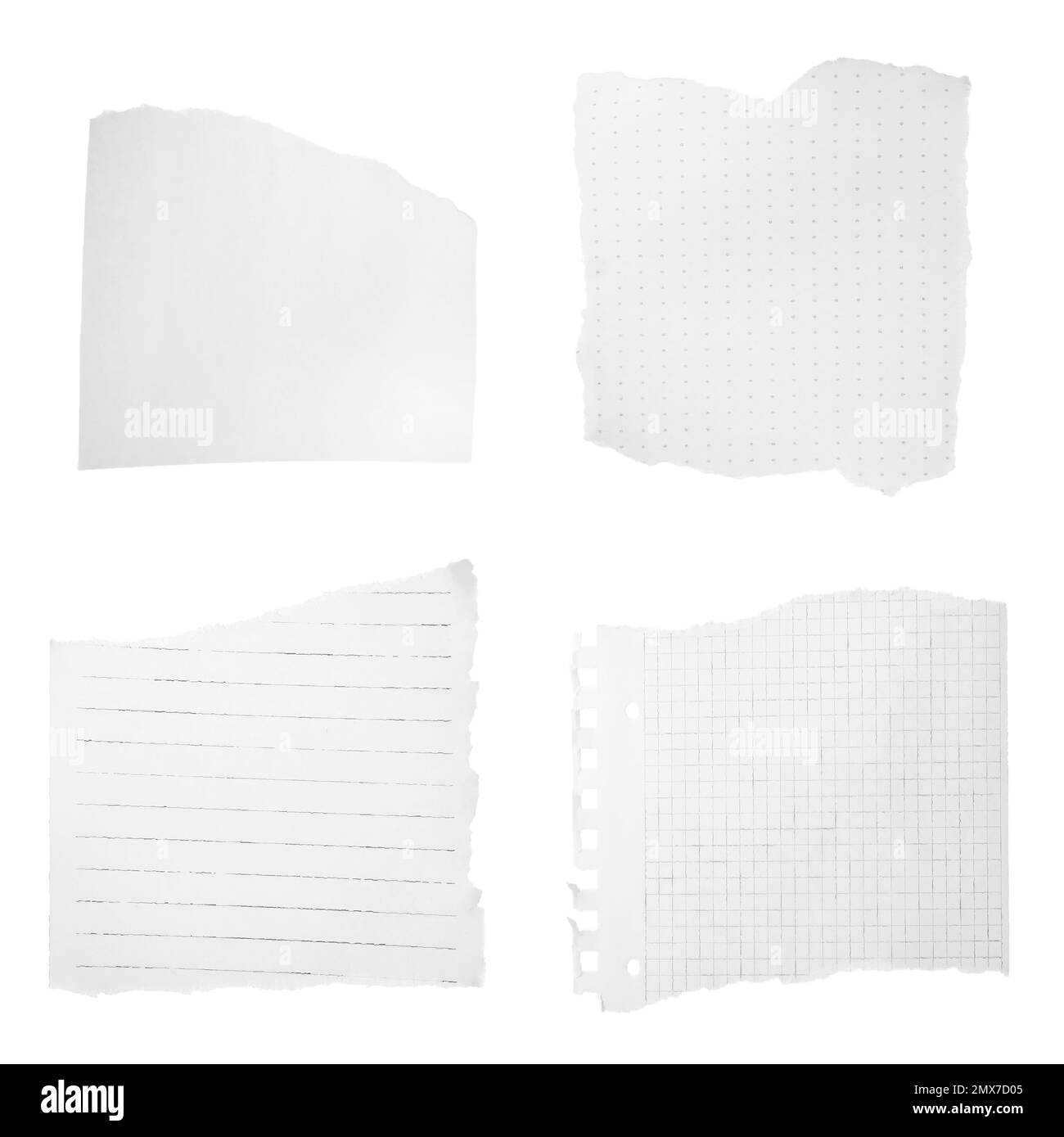 Round Ripped Note Book Background Set white ripped notebook hi-res stock photography and images - Alamy