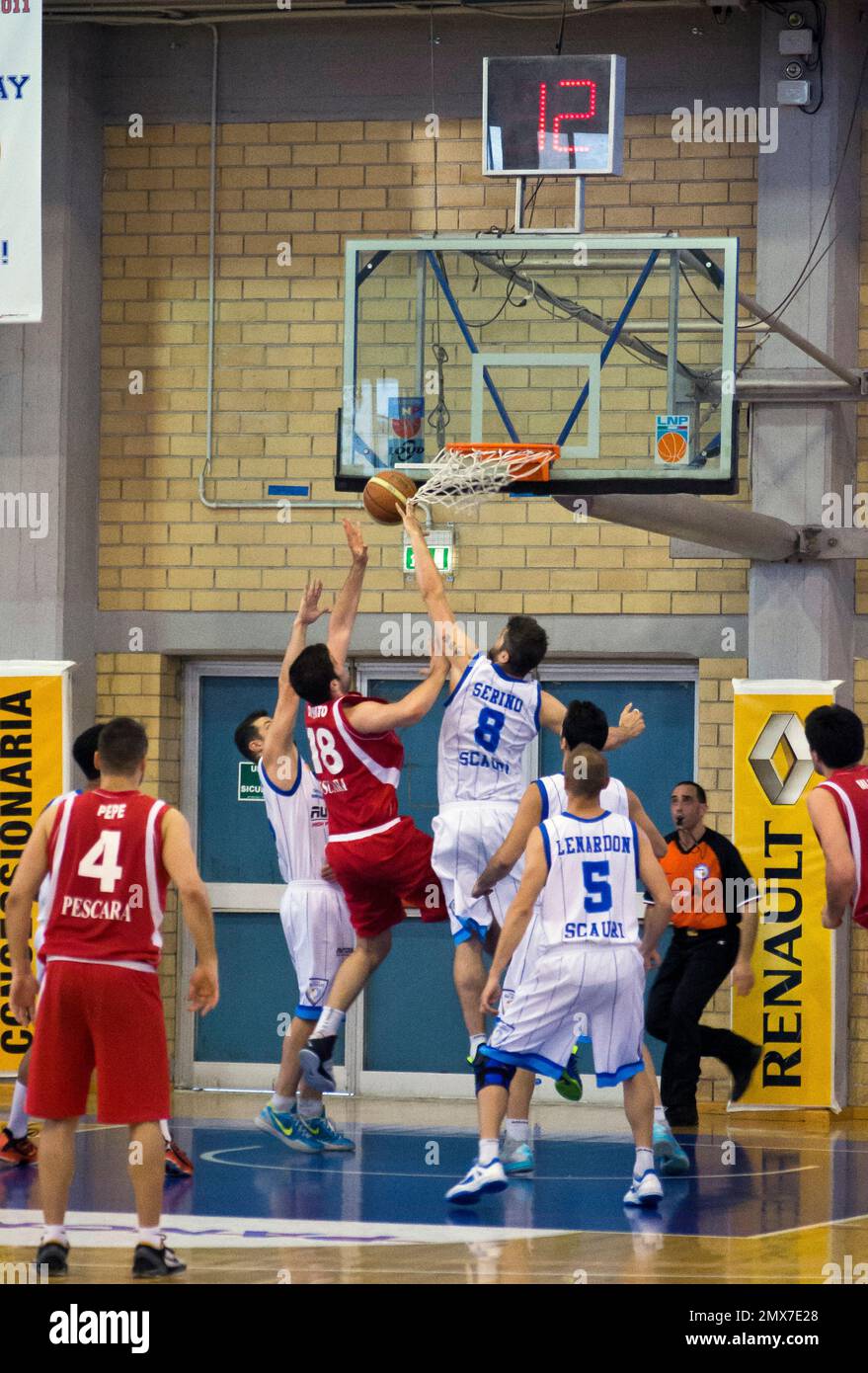 Basketball game Italy Stock Photo Alamy