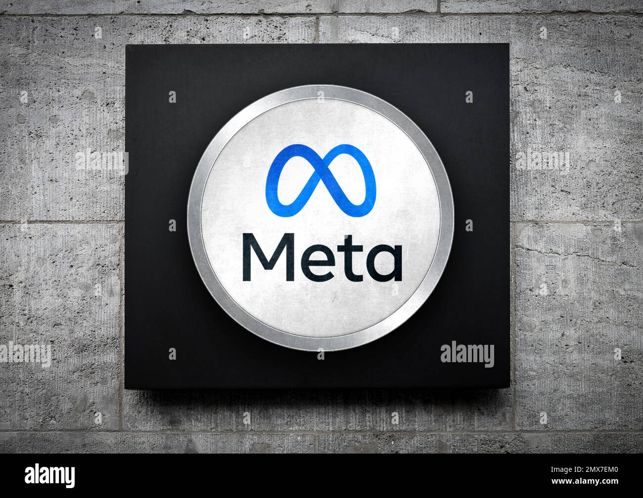 Meta Platforms logotype Stock Photo - Alamy