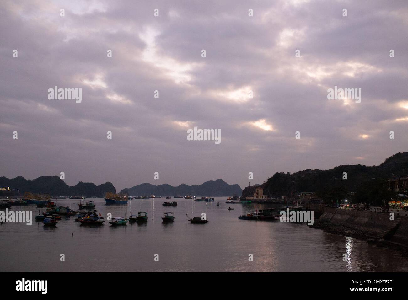 Ha Long Bay , Vietnam Stock Photo