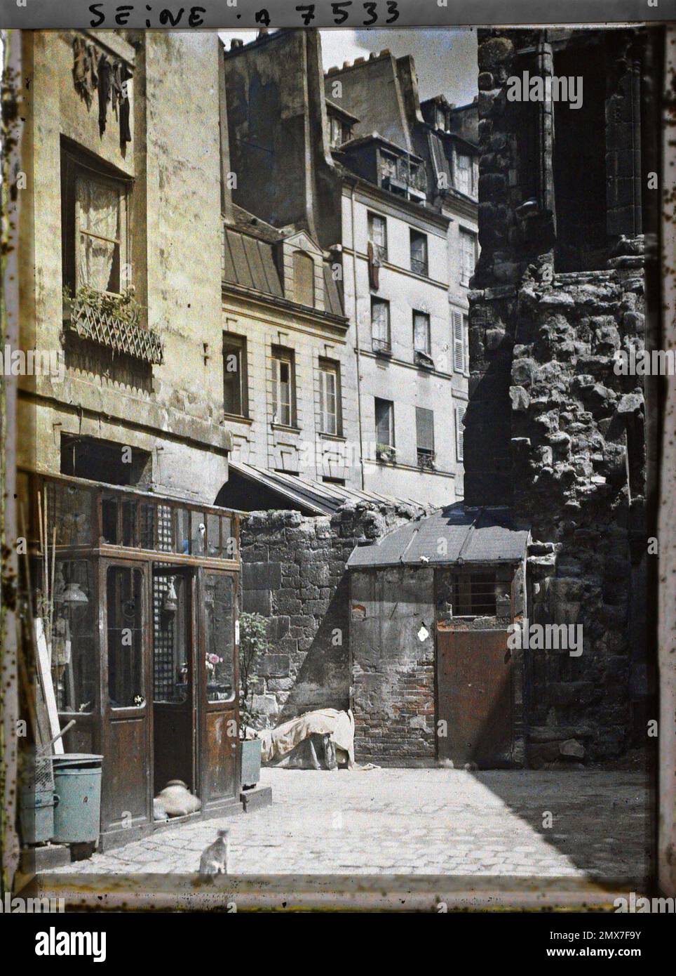 Stéréophoto Ancienne Paris - Fontaine Du Parc De Saint-Cloud, 1870