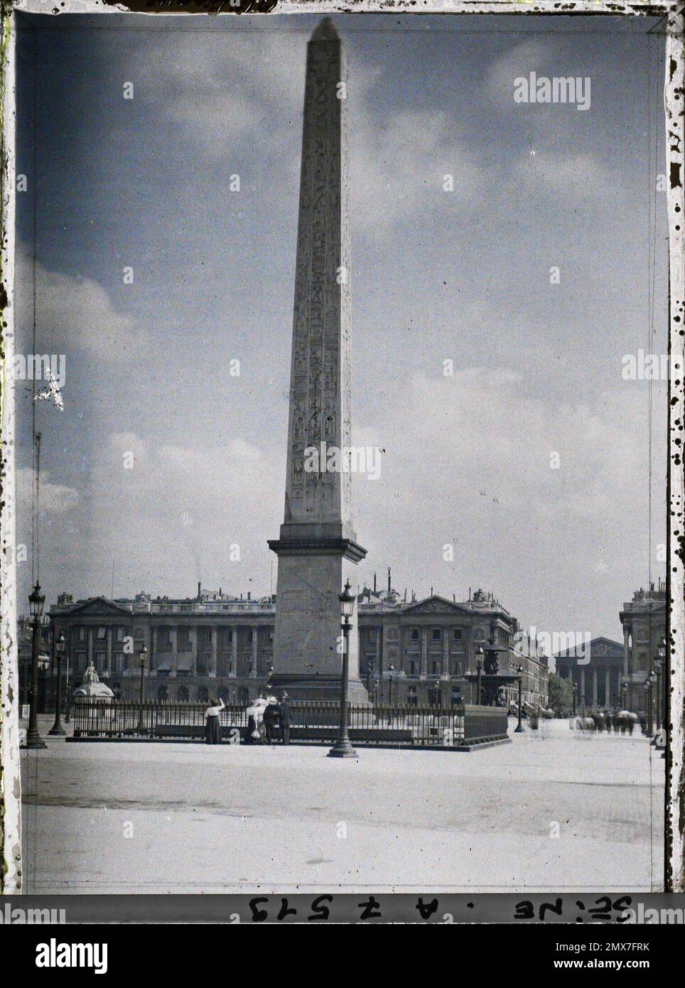Paris (8th arr.), France L 'Obélisque de louxor Place de la Concorde , Stock Photo