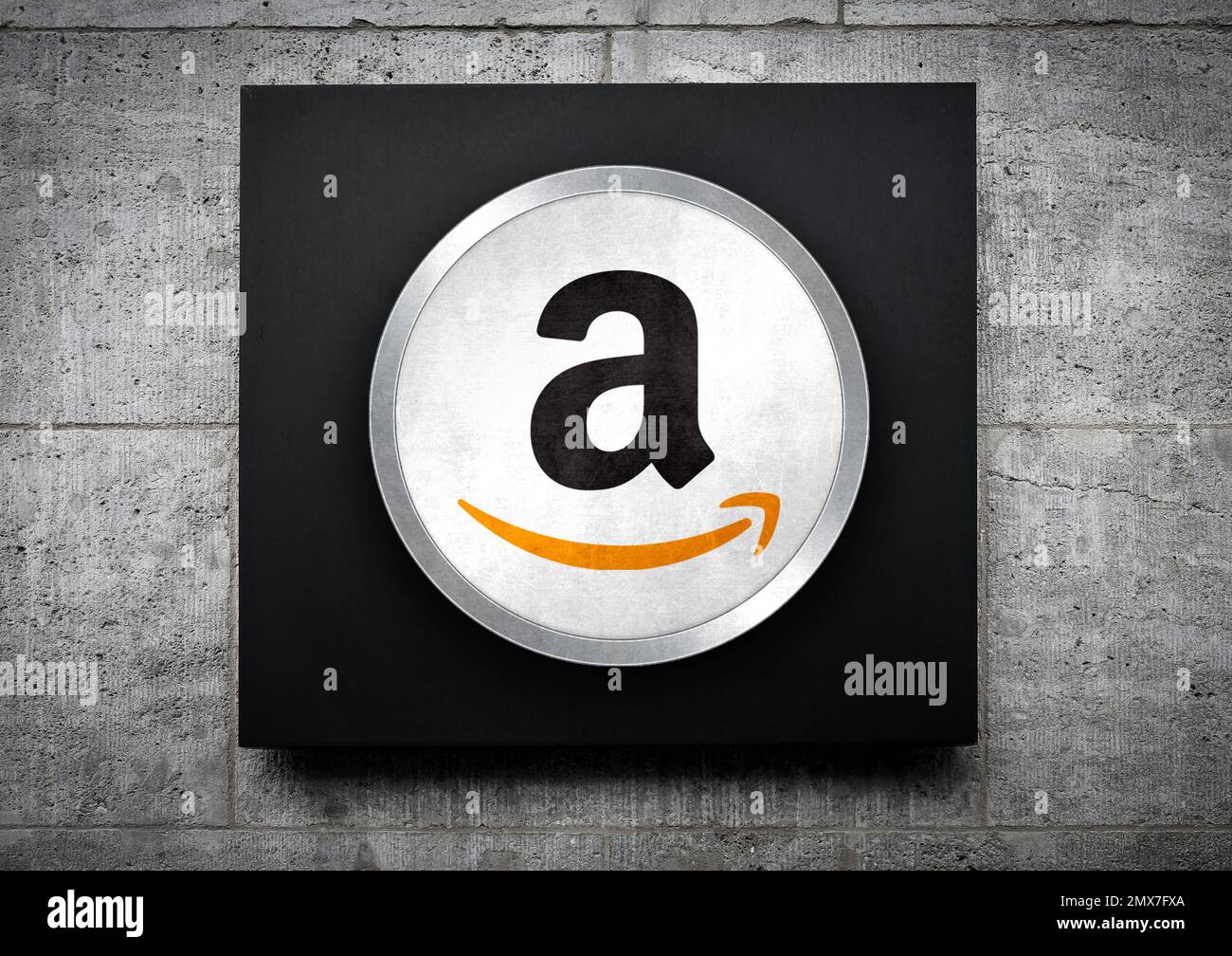 Amazon logotype Stock Photo