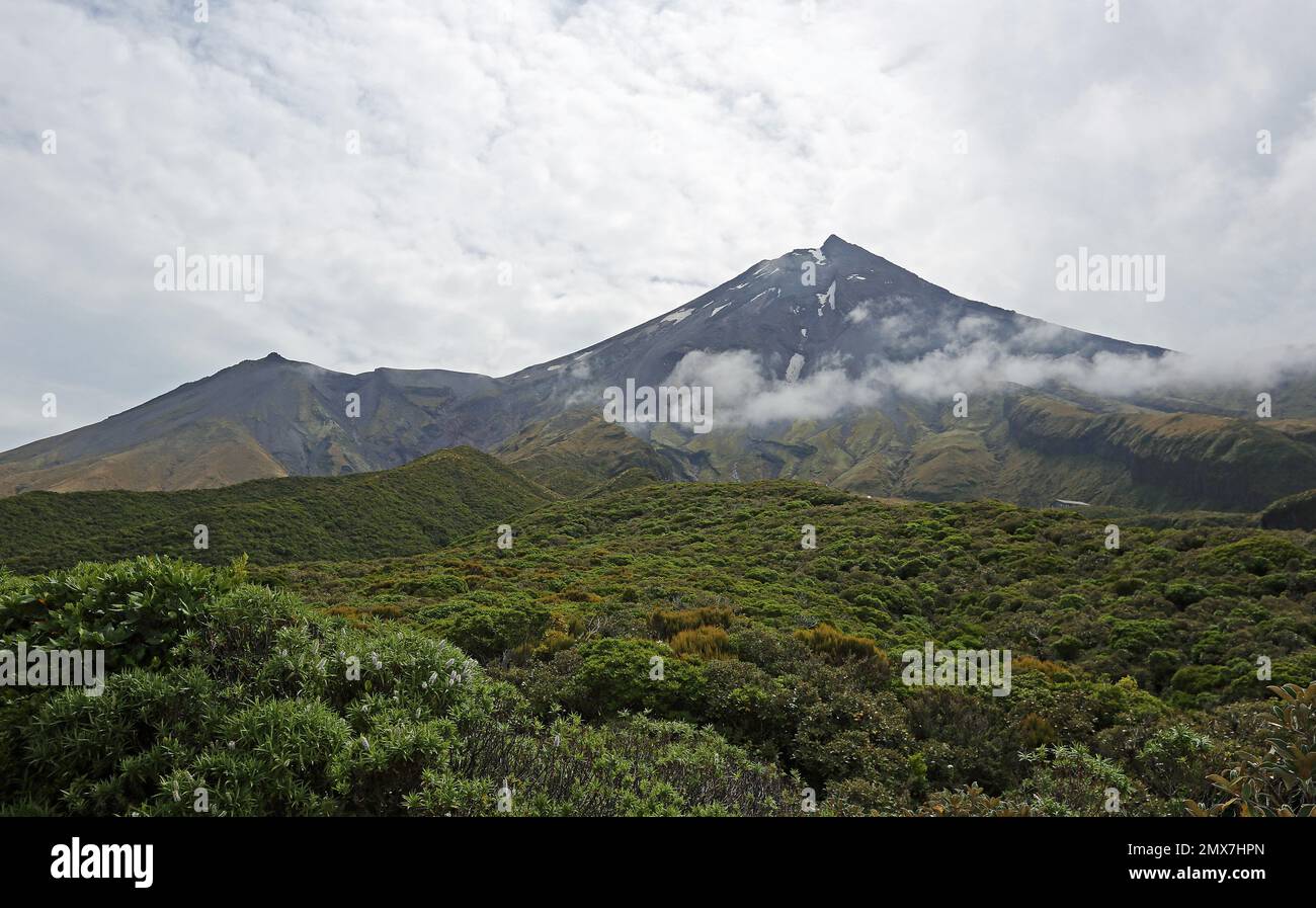 Taranaki volcano New Zealand Stock Photo Alamy