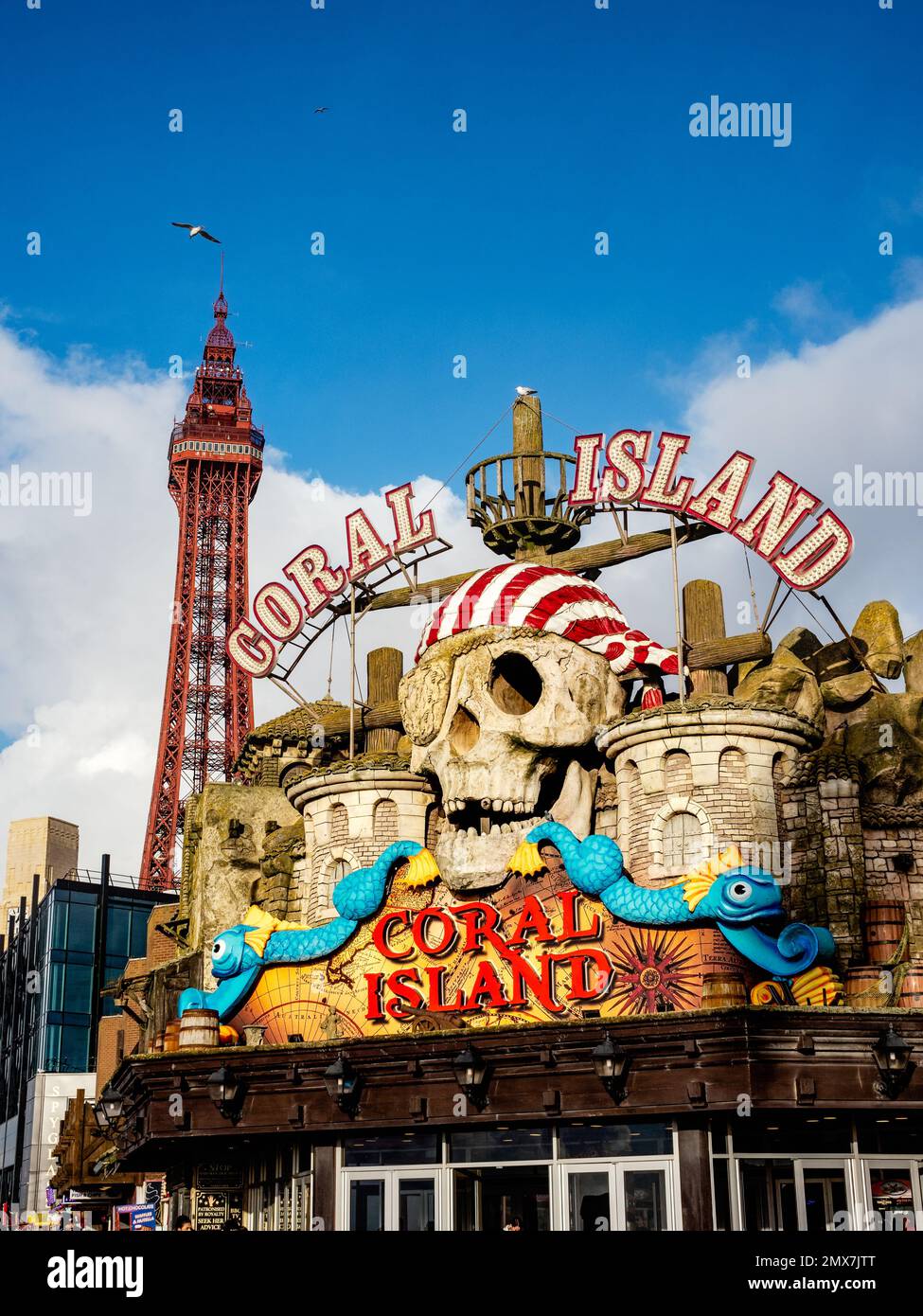 Coral island amusements in Blackpool is a large indoor amusement arcade ...