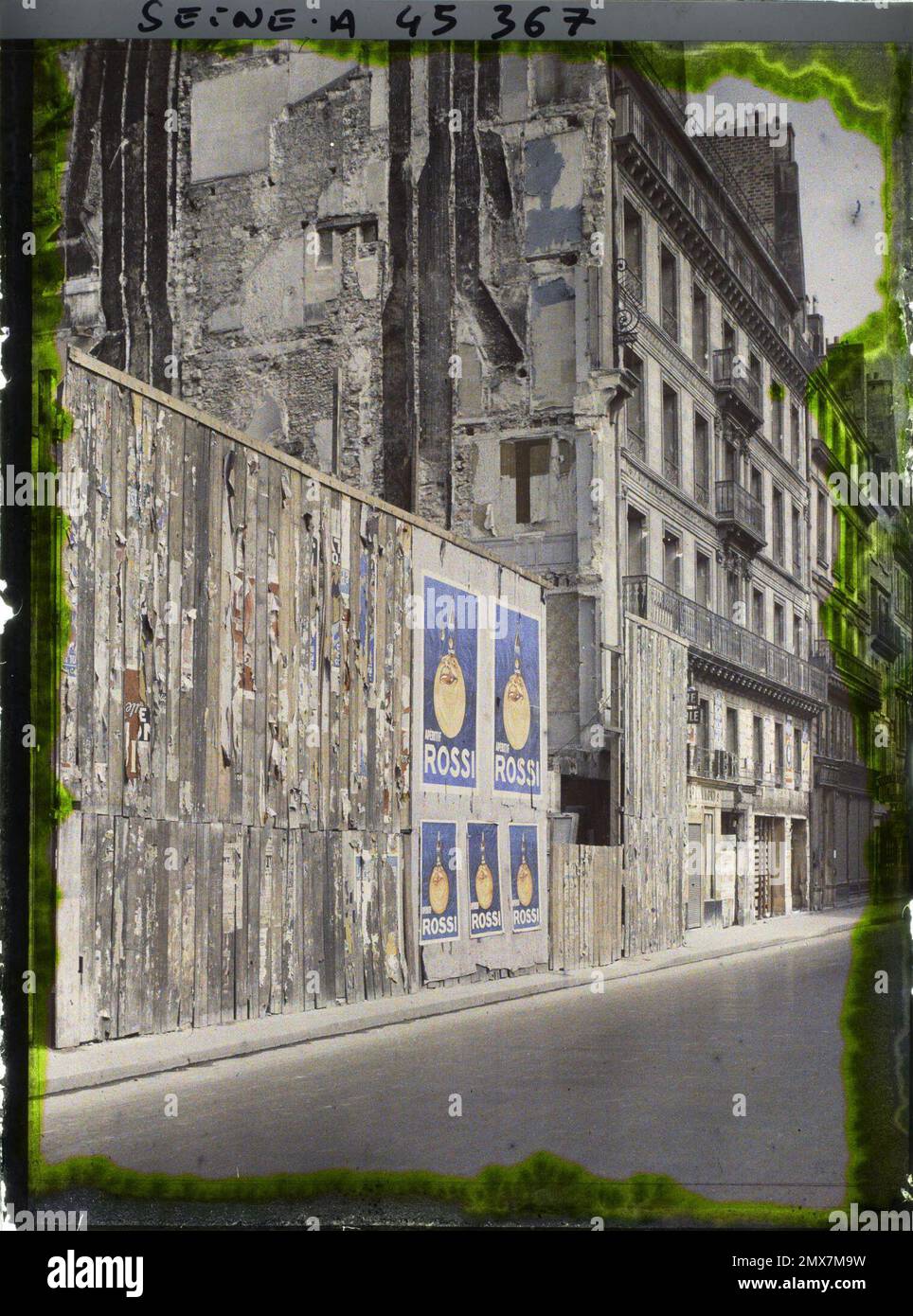 Paris (IXE arr.), France houses in demolition rue le Peletier Stock