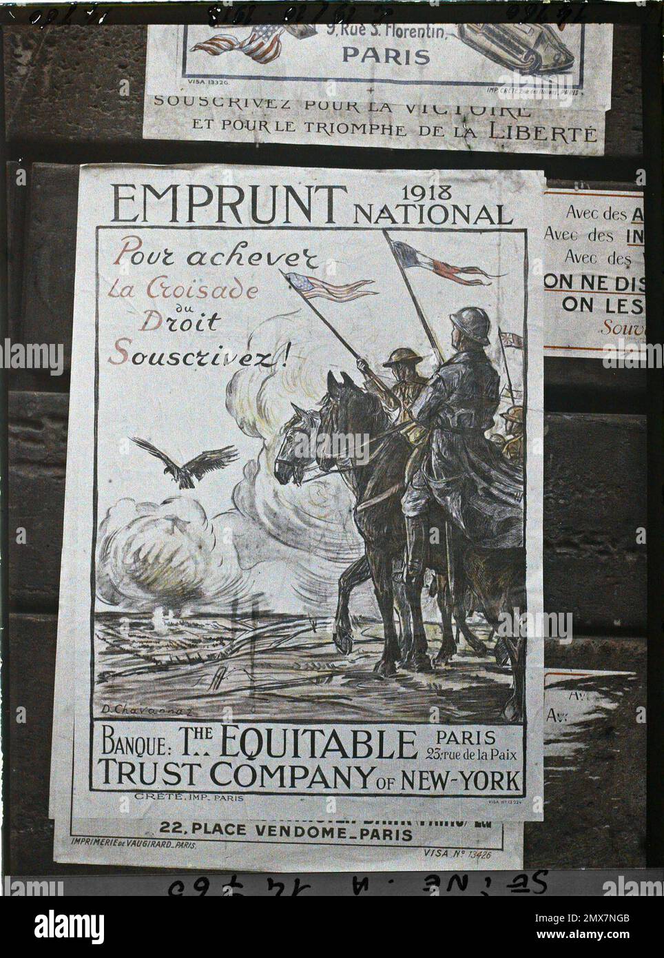 Paris, France displays national loan, The Equitable Trust Company