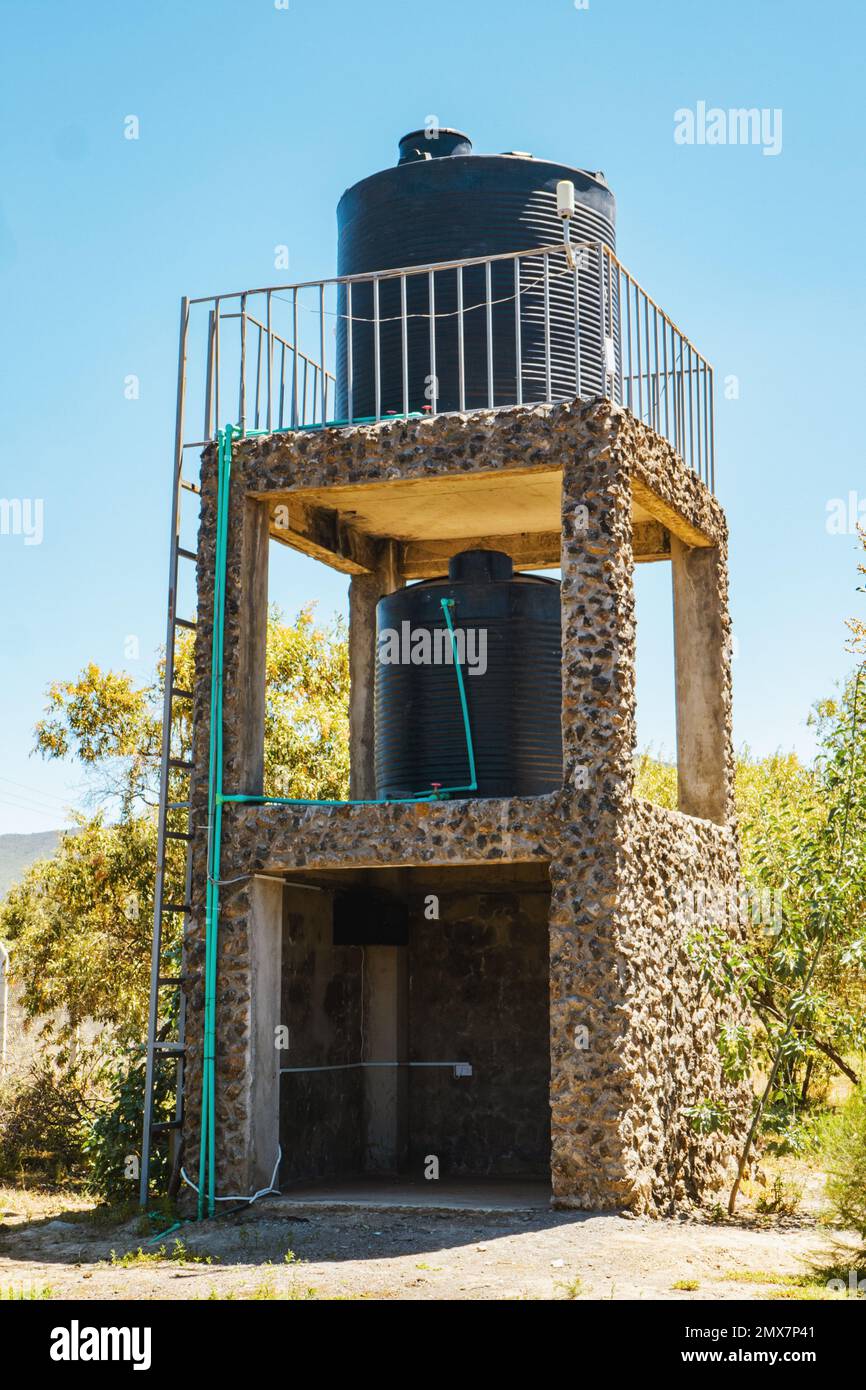 A water tank in the wild at Naivasha, Kenya Stock Photo Alamy