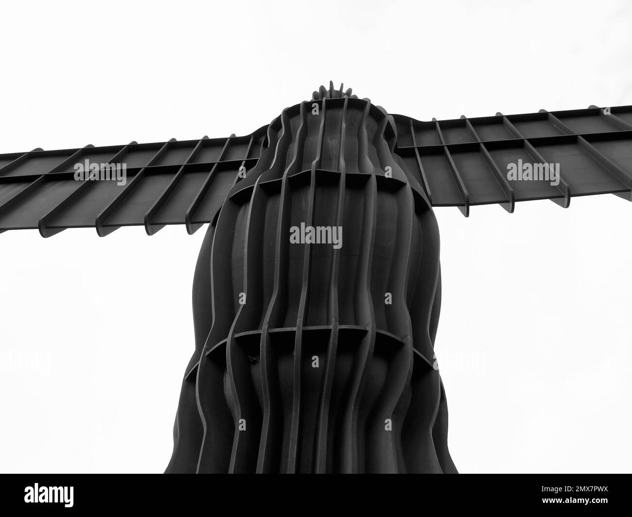 Gateshead, UK 1 February 2023 The Angel of the North sculpture by