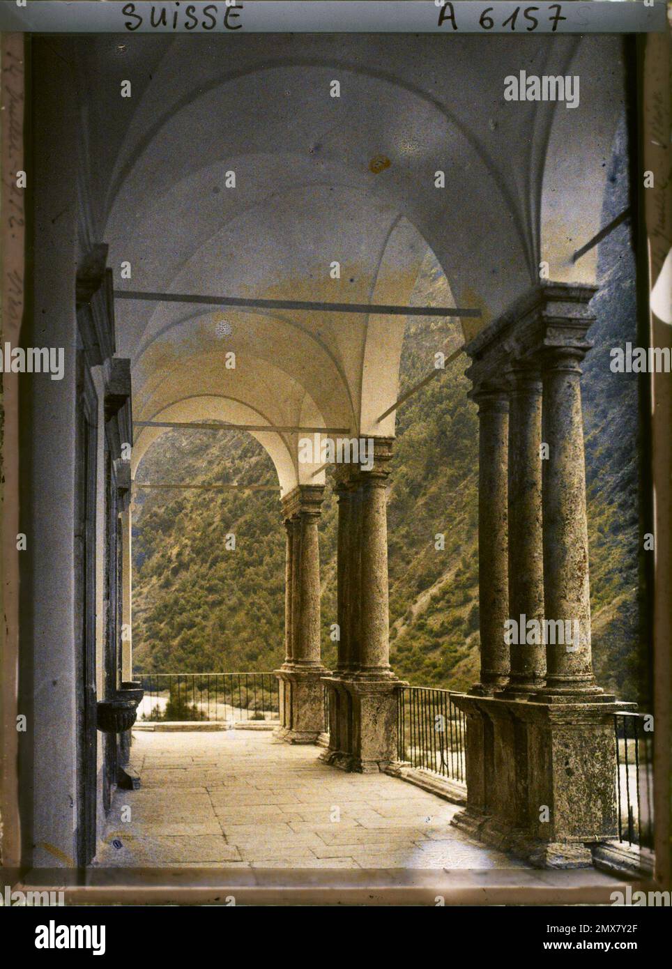 Visp Images Visp, Swiss the terrace at the back of the Saint-Martin church , 1912 ...