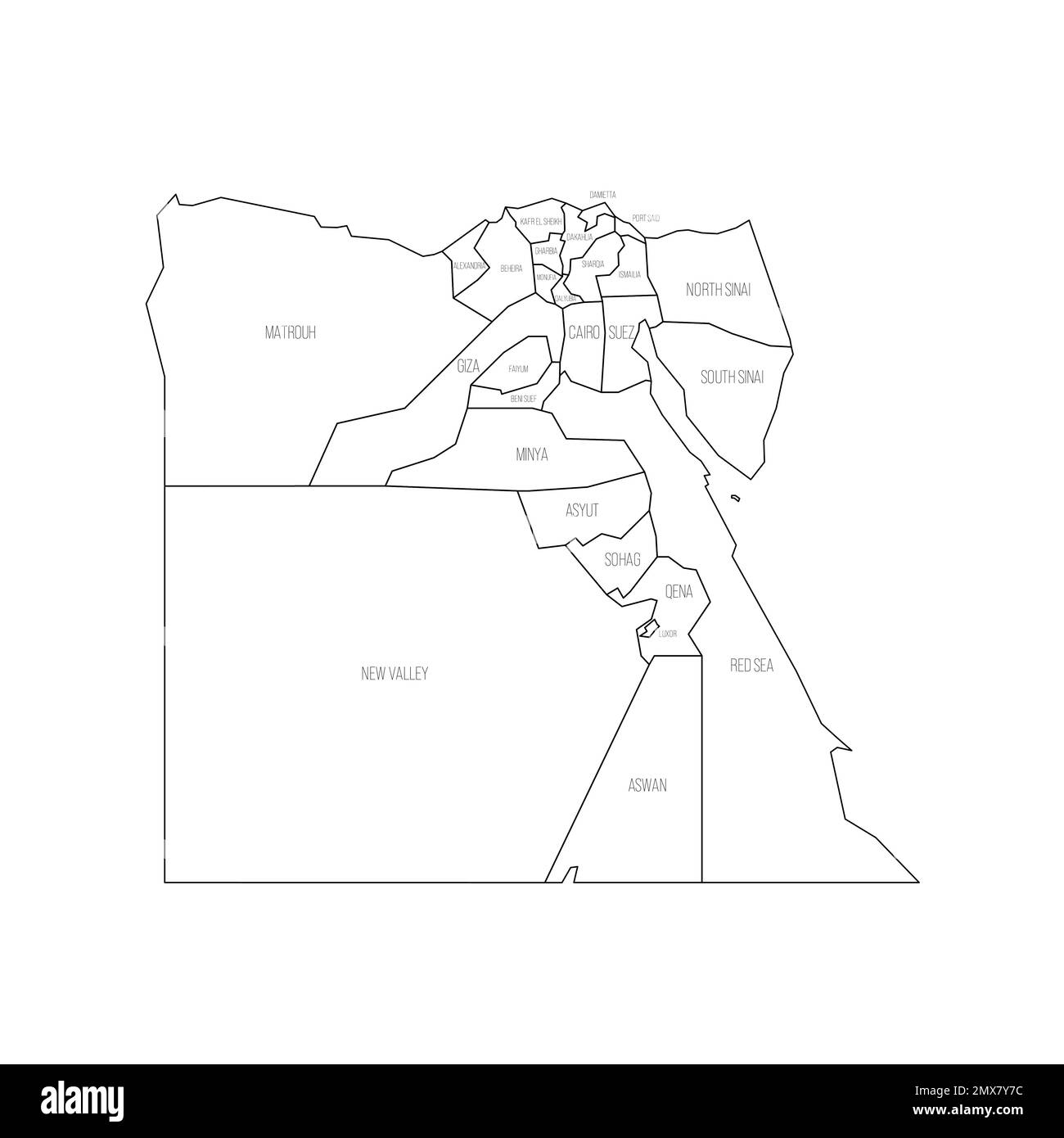 Map Of Egypt Coloring Page
