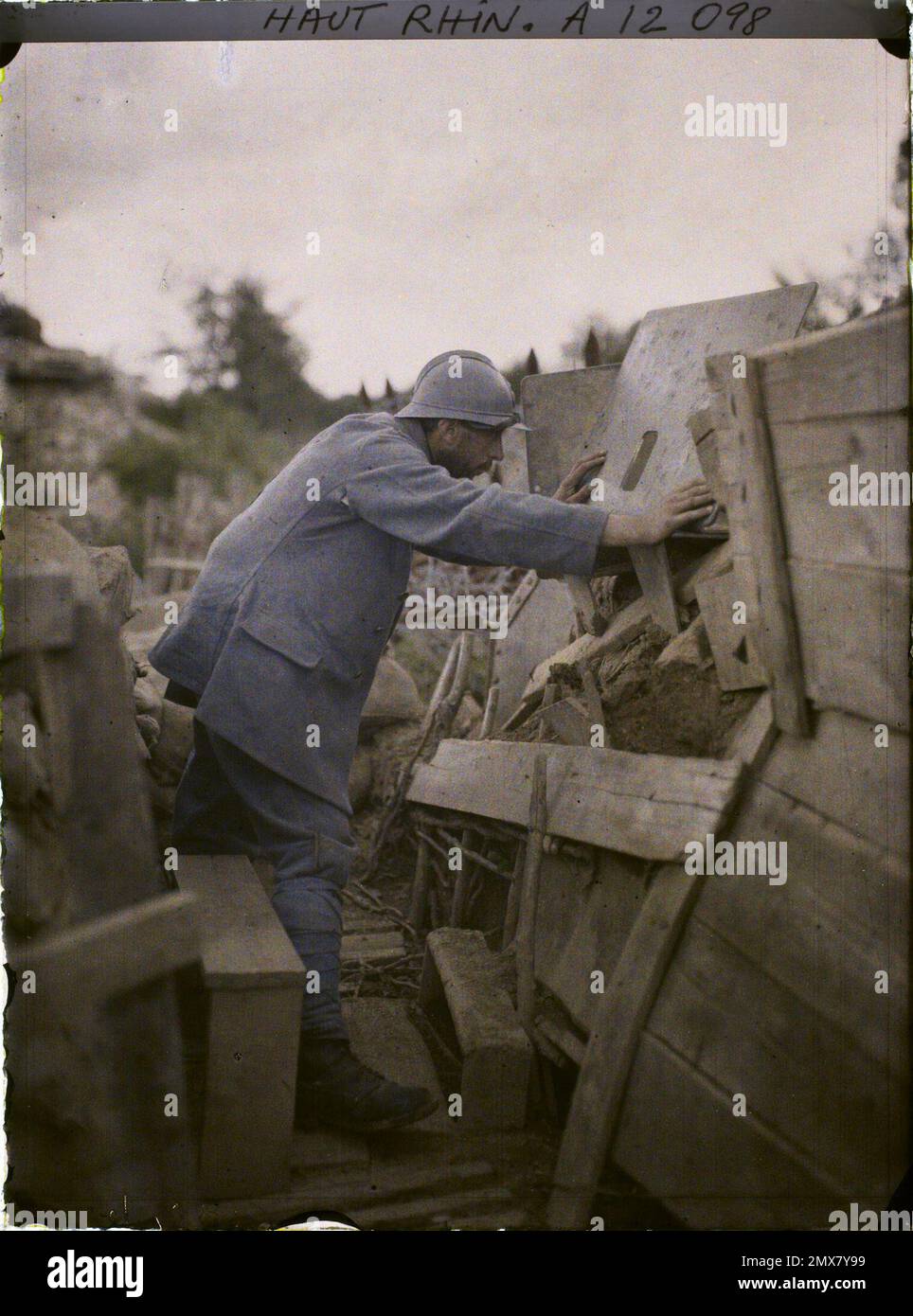Military uniform exists high definition guard post front trenche hires
