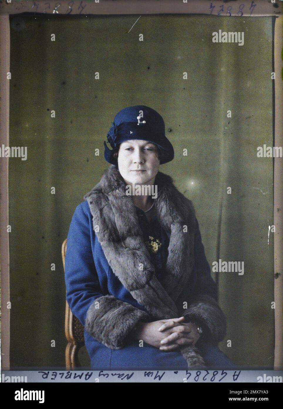 Property of Albert Kahn, Boulogne, France Miss Nancy Ambler , Stock Photo