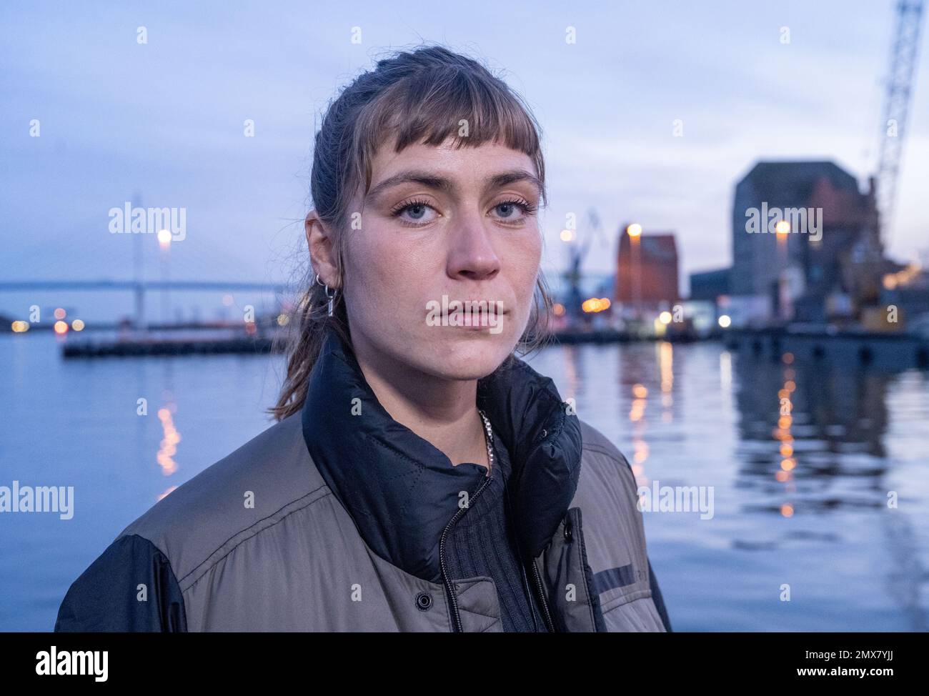 Stralsund, Germany. 02nd Feb, 2023. Actress Sophie Pfennigstorf as ...