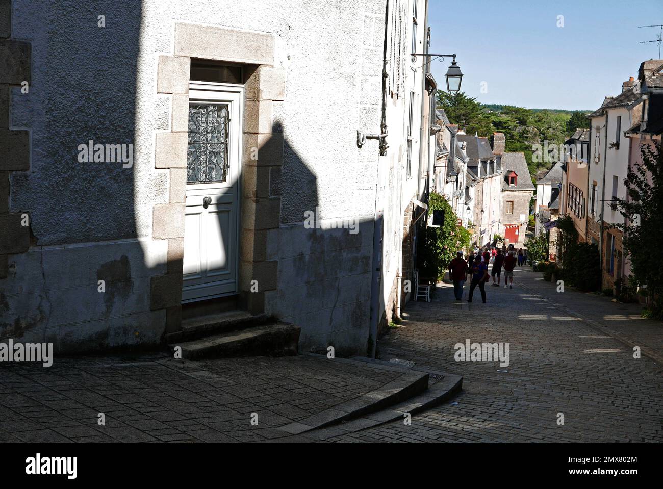 Rue du Chateau, Auray, Auray river, Morbihan, Bretagne, Brittany