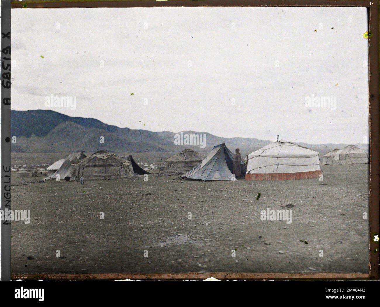 Ourga, Mongolia a camp of yurts and tents , 1913 - Mongolia - Stéphane ...