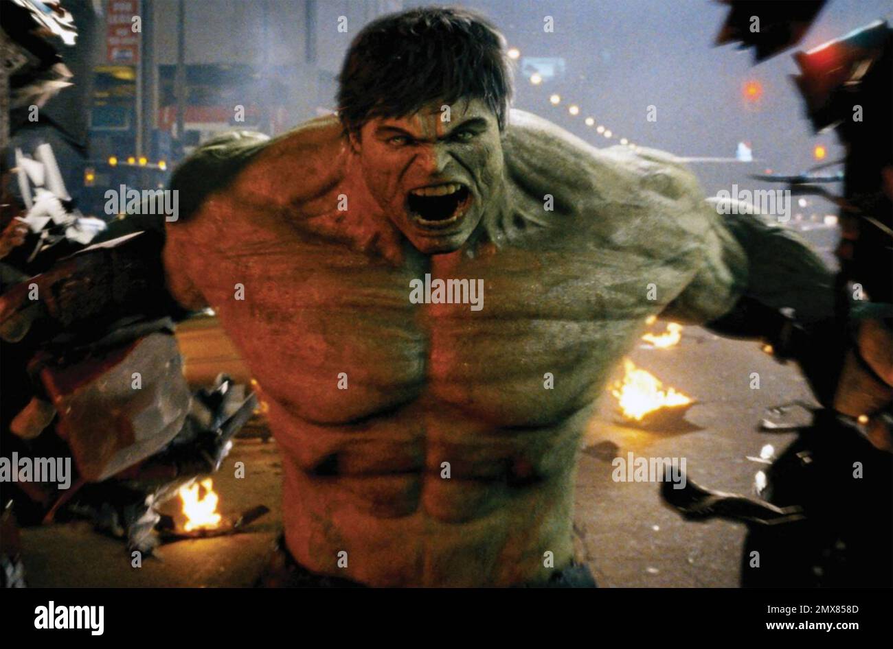 THE INCREDIBLE HULK 2008  Universal Pictures film with Edward Norton Stock Photo