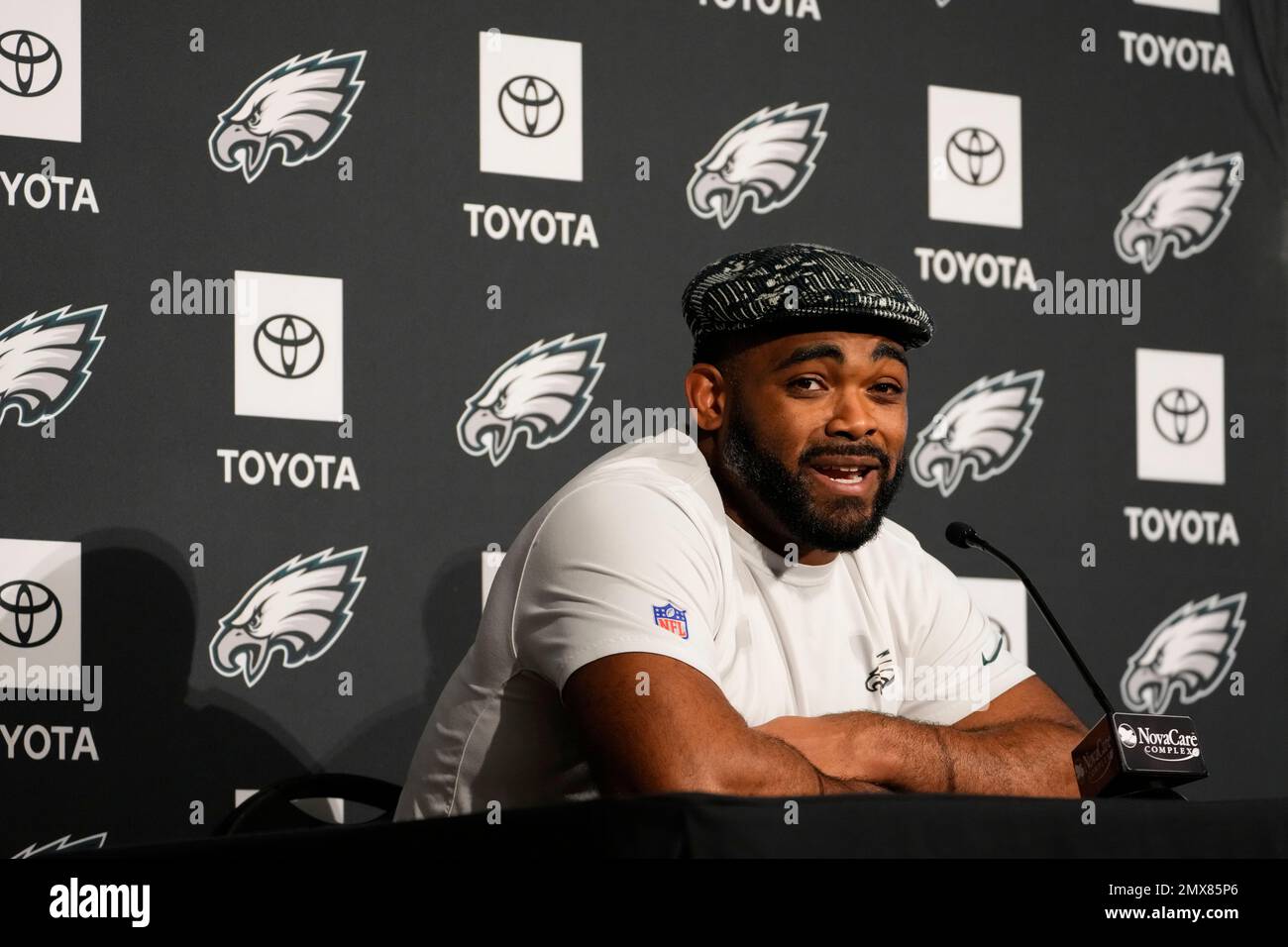 Philadelphia Eagles' Brandon Graham Speaks During A News Conference At ...