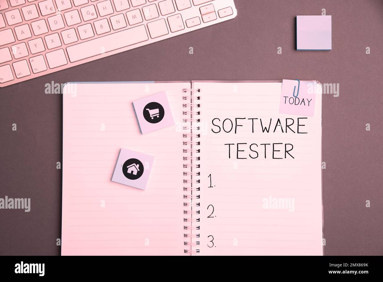 Conceptual caption Software Tester. Word Written on implemented to protect software against malicious attack Stock Photo