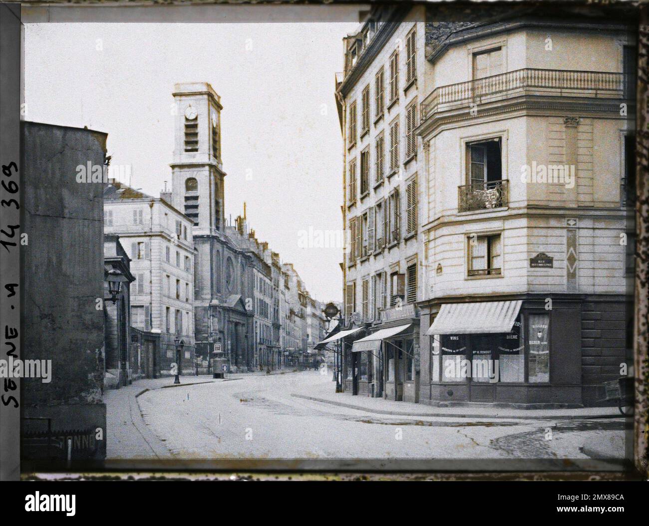 Paris (5), France rue Saint-Jacques at the angle of the rue des ...