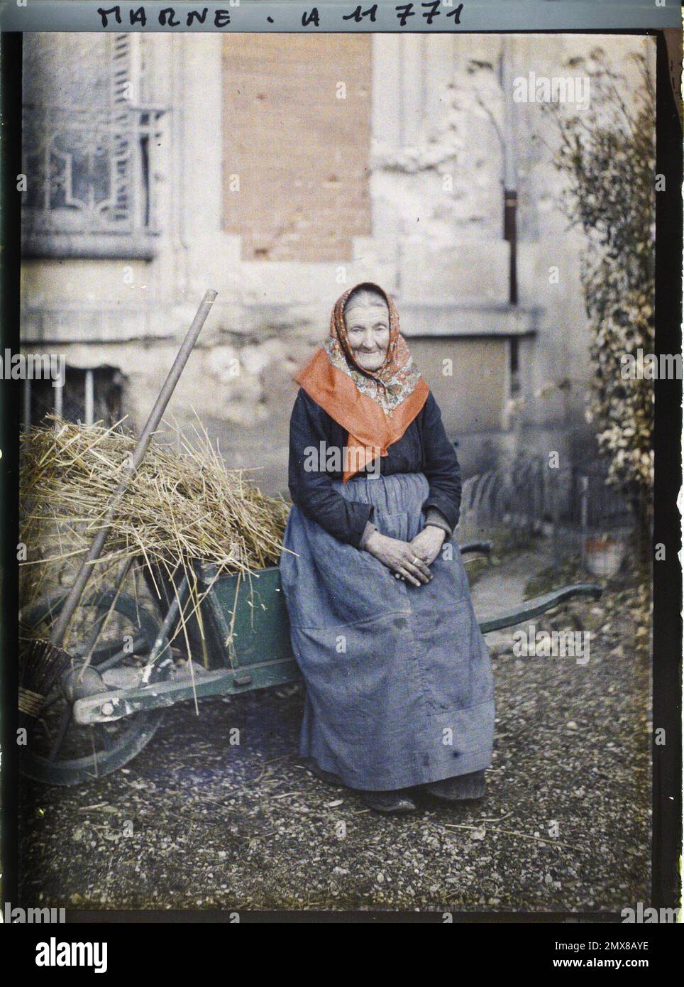 Reims , Marne , Champagne , France , 1917 Marne Fernand Cuville