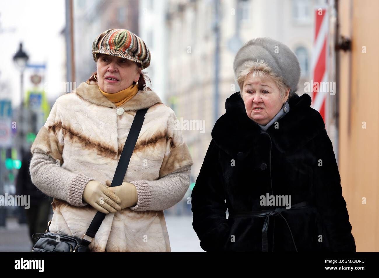 Mature women walking outdoors hi-res stock photography and images - Alamy