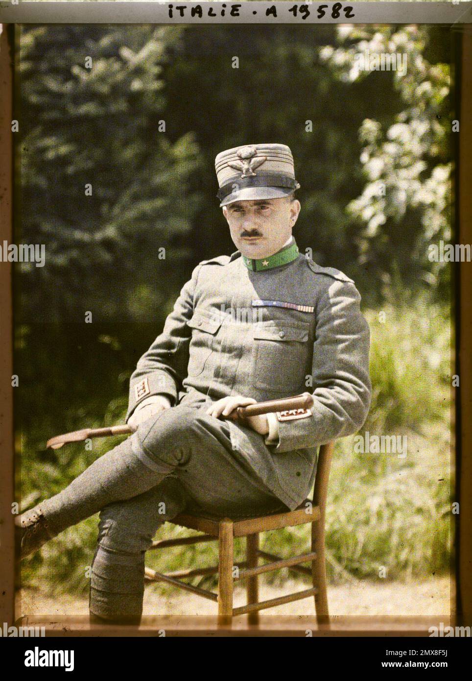 Entre Castelfranco et Asolo, Italie a Colonel Italien , 1918 - Italy - Fernand Cuville - (March -August) Stock Photo