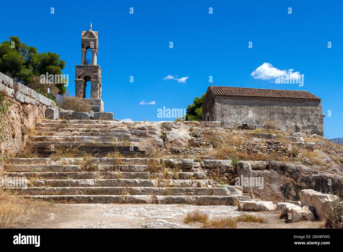 The sanctuary of Eleusis (Elefsina), one of the most important religious centers of the ancient world, where the goddess Demeter was worshipped. Stock Photo