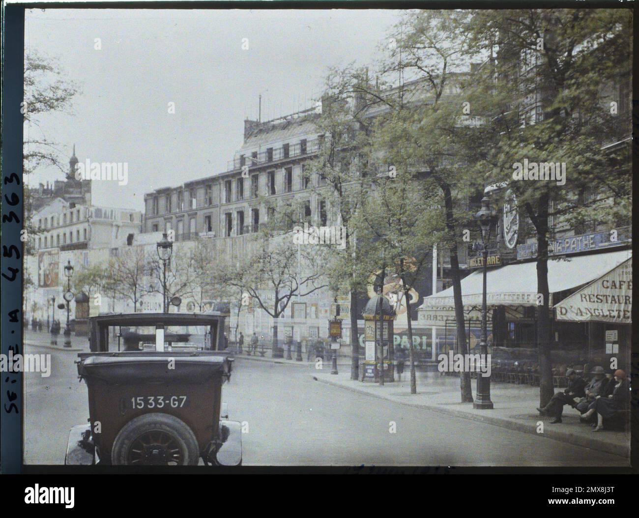 Paris - Le Boulevard des Italiens - Carte postale ancienne et vue d