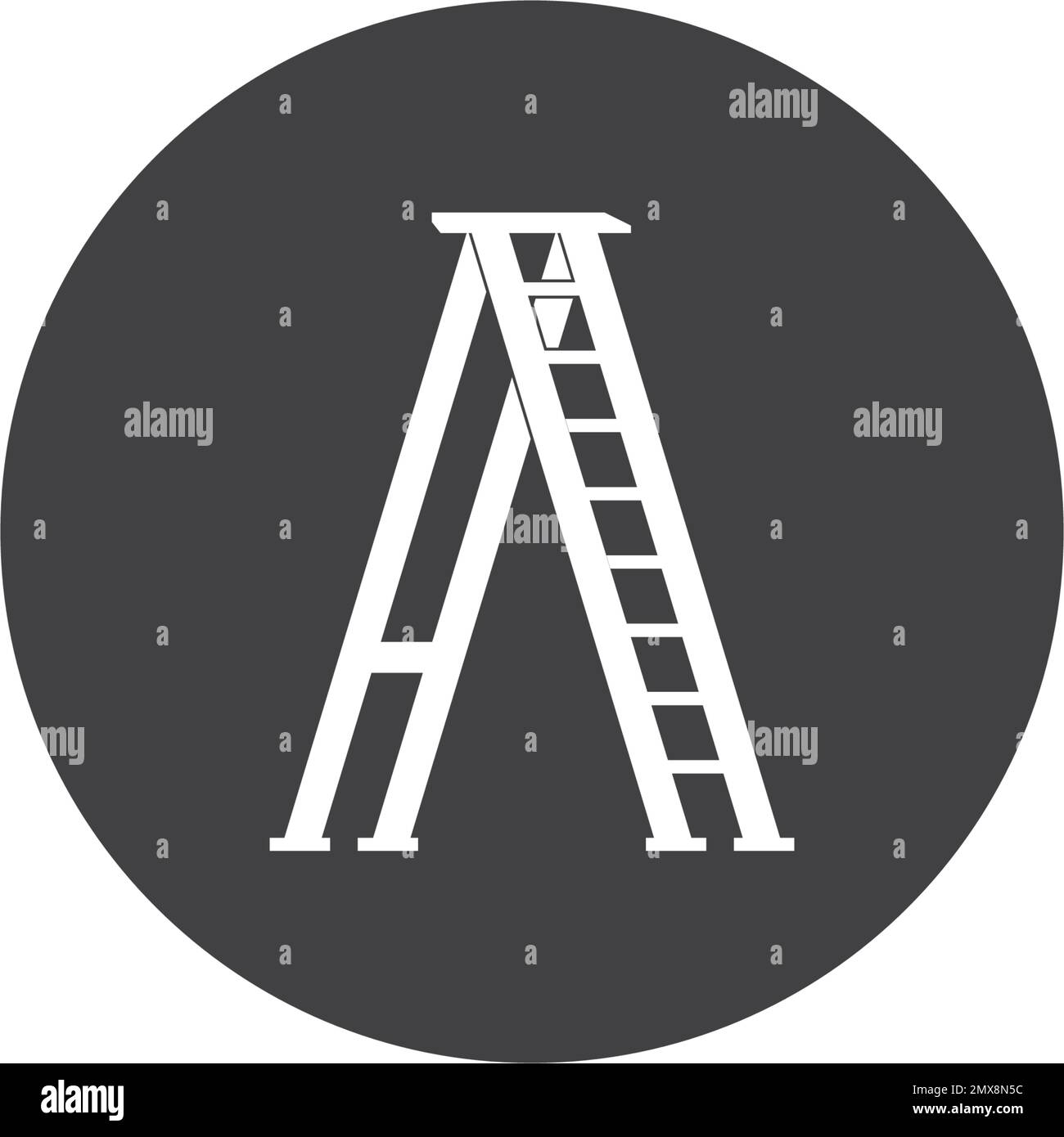 Ladder Icon Vector Logo Template Illustration Design. Vector EPS 10 ...