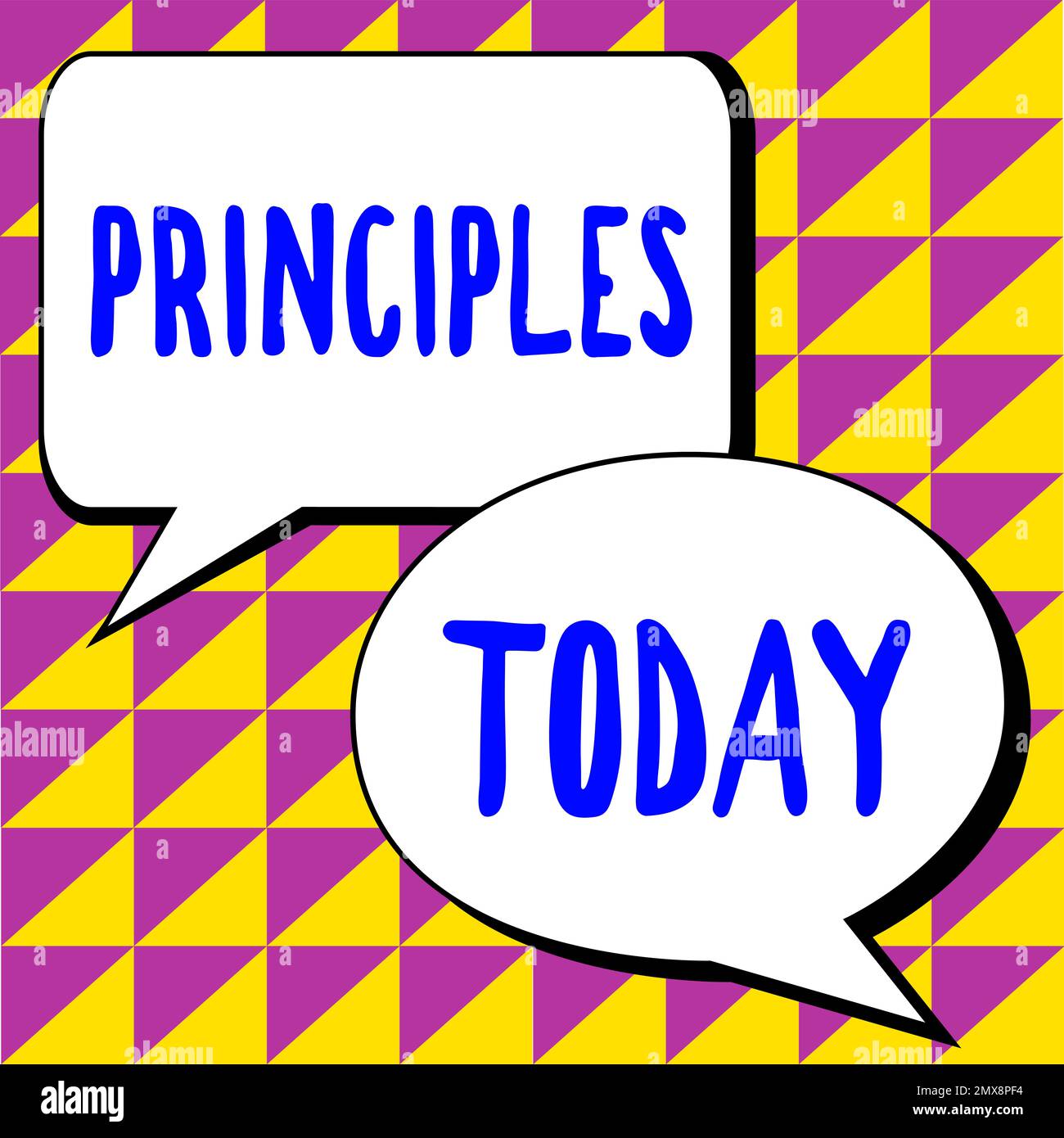 Sign displaying Principles. Business showcase fundamental truth that ...