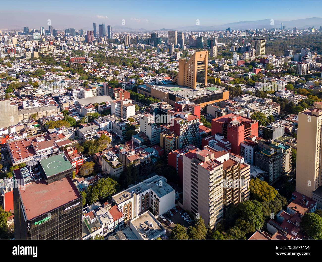 Polanco area of Mexico City, Mexico Stock Photo