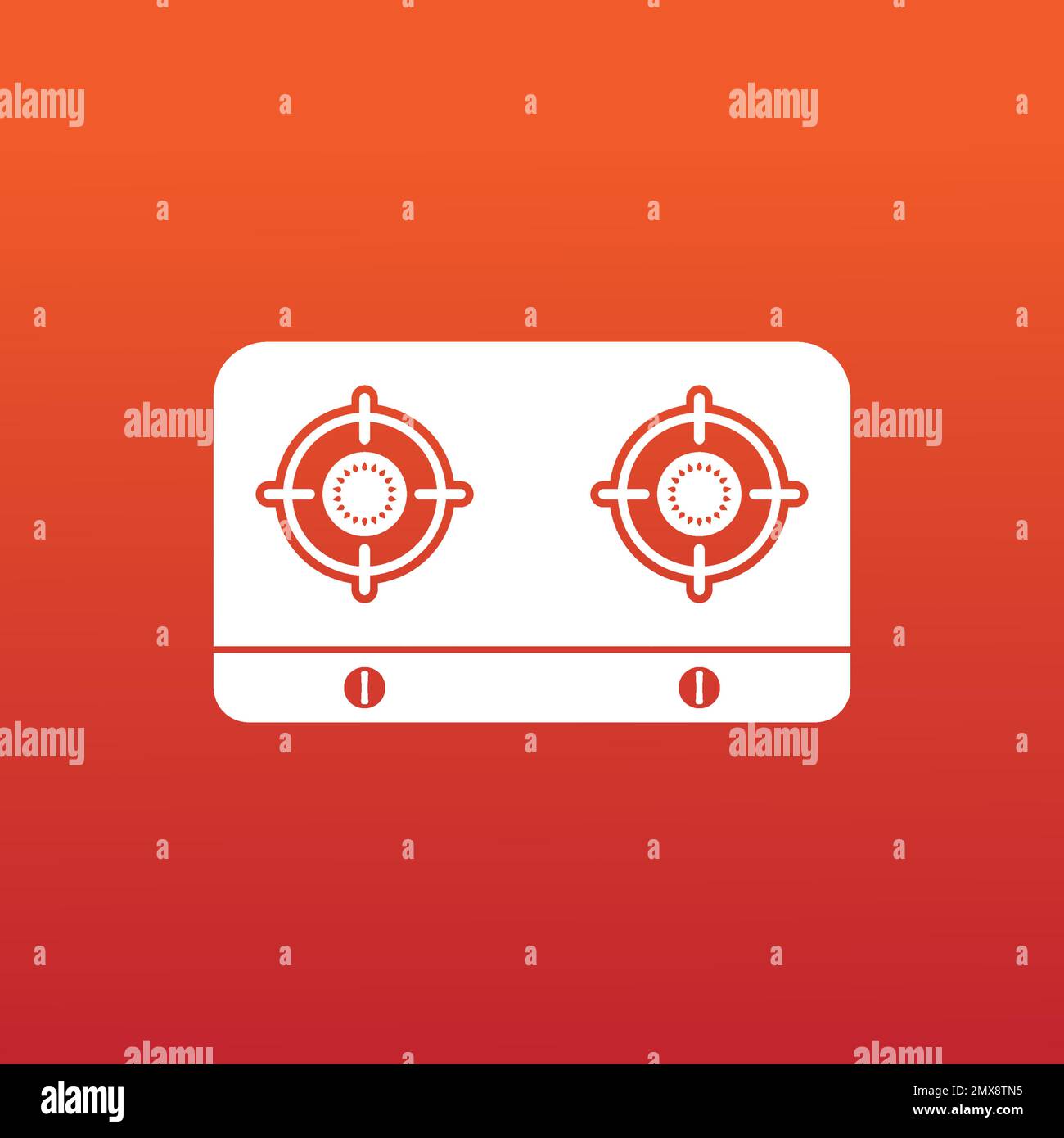 gas stove logo vector illustration design backgroun Stock Vector Image